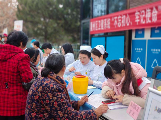 我院开展医共体大型义诊月暨“不忘初心，牢记使命”大型义诊活动